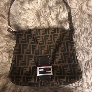 Fendi zucca shoulder bag